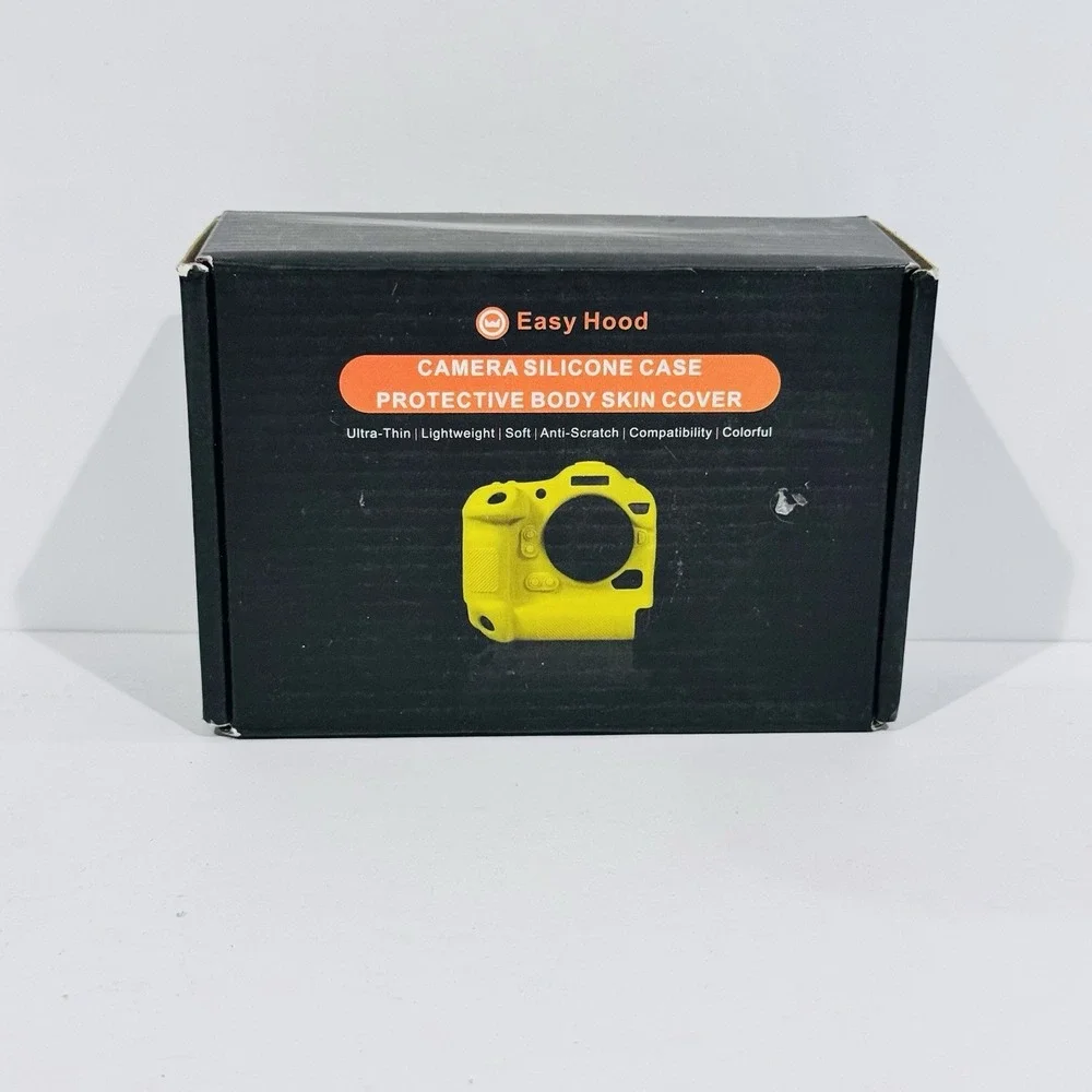 New Easy Hood Yellow Silicone Case Body Skin Cover‎ Nikon D4 D4S Digital Camera